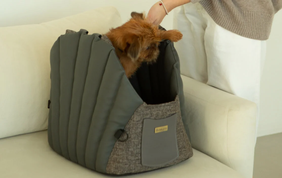 Mercedes-Benz C-Class Dog Carrier Car Seat for Teacup Poodle